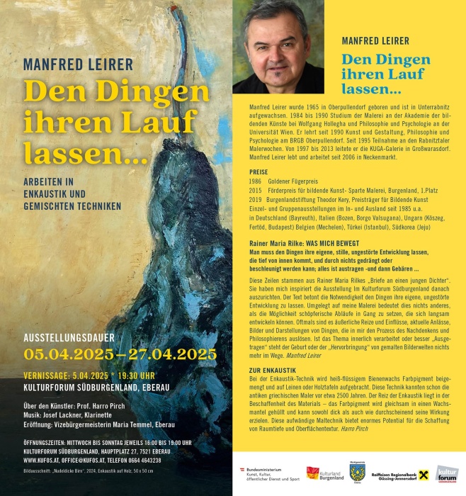 Flyer "Den Dingen Ihren Lauf lassen"